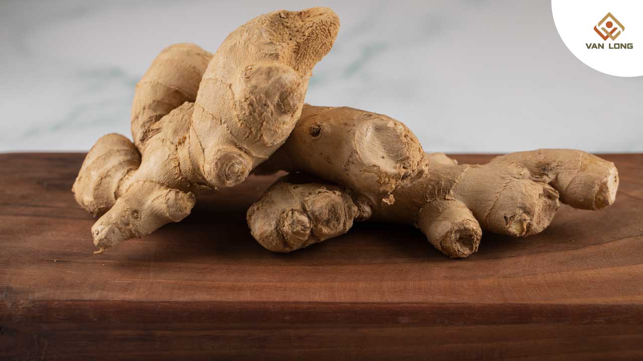 gừng làm ấm phổi long đờm