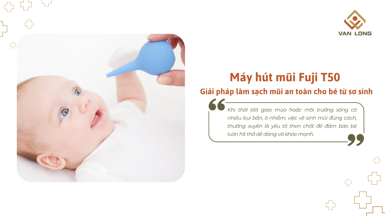 Nasal Aspirator Fuji T50  – A Gentle, Safe Solution for Newborns and Young Children