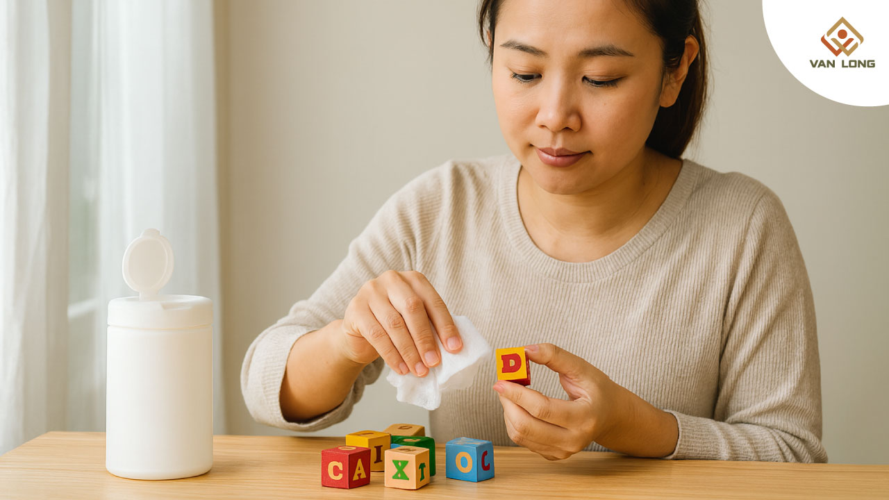 Dự phòng nghẹt mũi cho trẻ khi thời tiết thay đổi