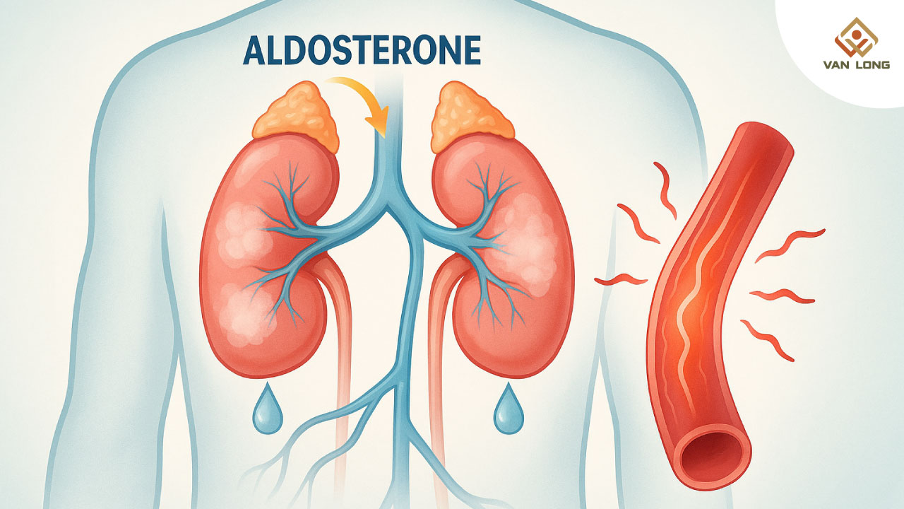 Aldosterone: “Kẻ giữ nước dai dẳng” khiến huyết áp luôn cao