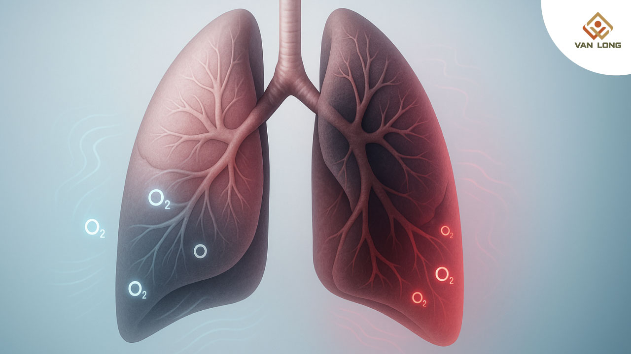 Cơ chế nguy hiểm nhất của ARDS: “Phổi không trao đổi được oxy”