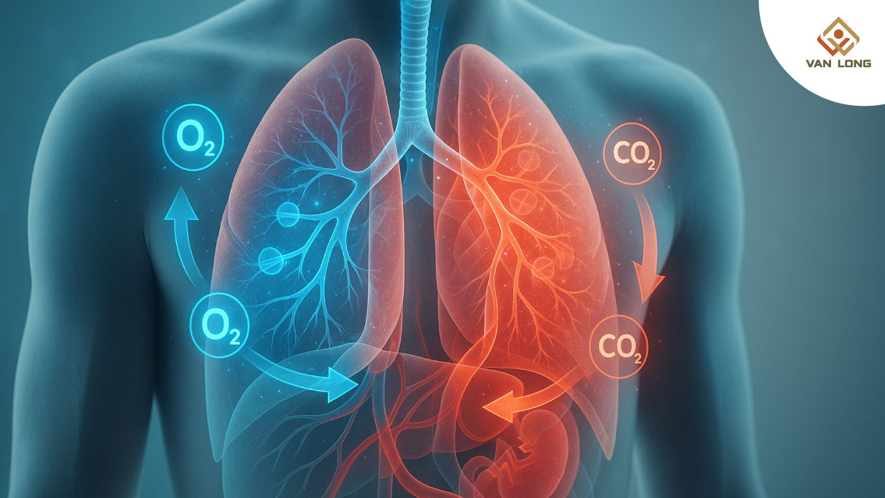 Giải phẫu – sinh lý phổi: nền tảng để hiểu cơ chế thiếu oxy