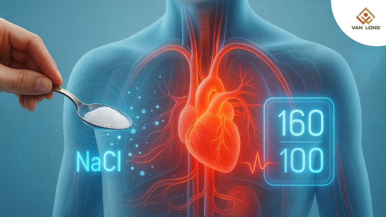 Giảm muối xuống dưới 2g natri/ngày: Nền tảng quan trọng nhất để kiểm soát huyết áp