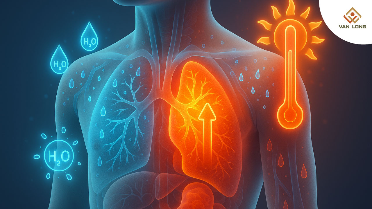 Vì sao mất nước làm tăng thân nhiệt